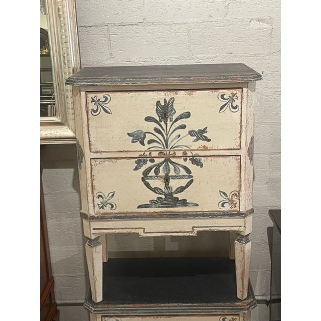 German Neoclassical Hand Painted Side Tables For Sale In Dallas - Image 6 of 9
