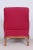 Red French Art Deco Red Chair in Beech, 1930s For Sale - Image 8 of 9