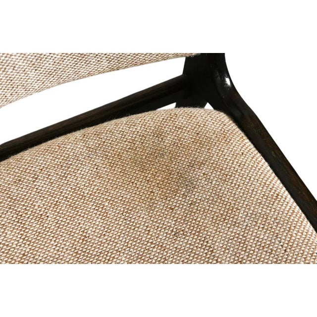 1970s Set 4 Danish Mid Century Modern Dining Chairs For Sale - Image 9 of 11