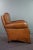 Vintage Modern Club Chair in Sheep Leather For Sale - Image 4 of 9