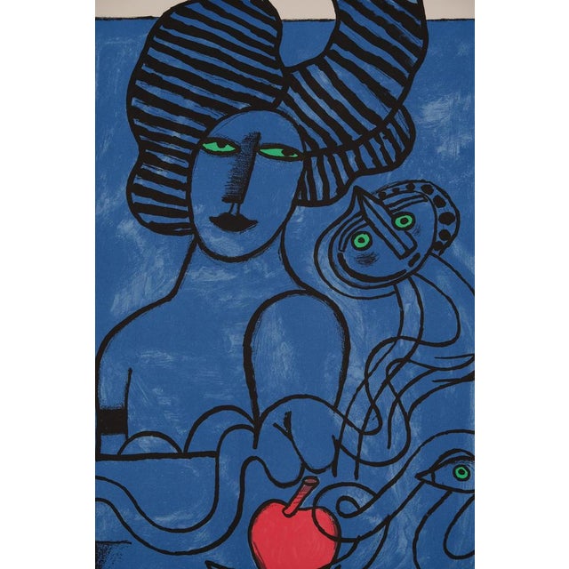 Modern Guillaume Corneille, Le fruit défendu, Lithograph For Sale - Image 3 of 5