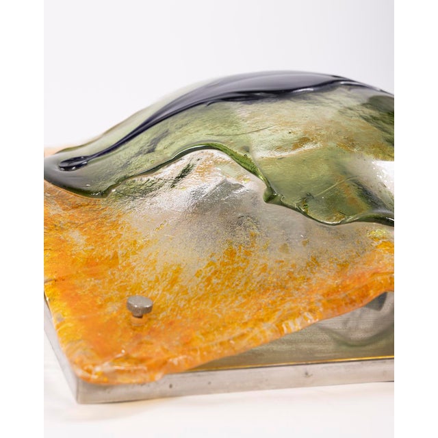 Vintage Murano Glass Wall Lamps by Toni Zocceri for Mazzega, 1960s, Set of 2 For Sale - Image 12 of 17