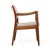 Brown Johnson Chair Co Mid Century Walnut Arm Chair For Sale - Image 8 of 9