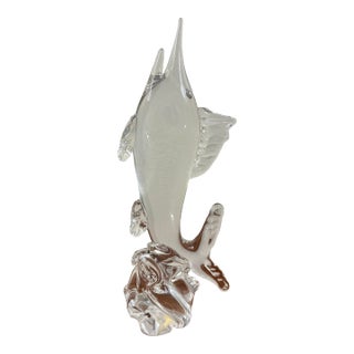 1970s Murano Blown Glass Marlin Fish Sculpture, Italy For Sale