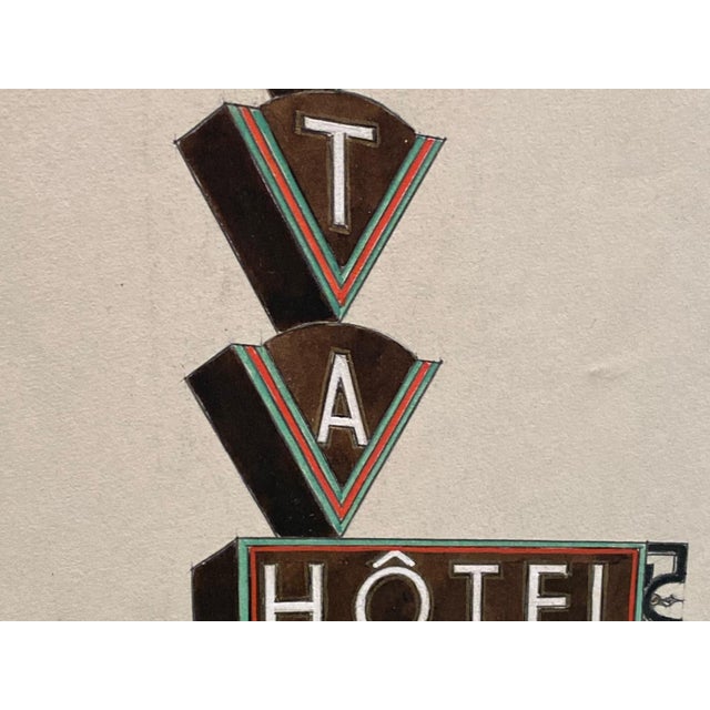Swedish Art Deco Advertising Sign Gouaches, 1930s, Set of 6 For Sale - Image 10 of 17