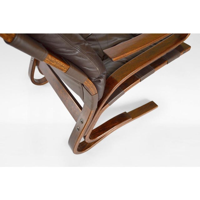 Vintage Low-Back Kengu Armchairs by Elsa and Nordahl Solheim for Rybo Rykken & Co., 1970s, Set of 2 For Sale - Image 6 of 7