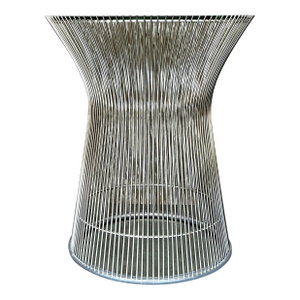 Vintage Chrome Side Table After Platner
