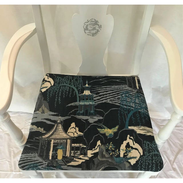 This timeless splat-back chair is solid maple and is well constructed. It is solid, sound, and sturdy. The chair features...