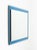 Beautiful large rectangular wall mirror with blue frame by FAB Crystal. Made in Italy in the 1980s. The original label is...