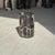 Small Side Table in Black Petrified Wood with Beige Striations, 1980s For Sale - Image 14 of 18