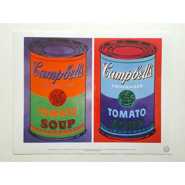 1980s Andy Warhol Estate Vintage 1989 Pop Art Offset Lithograph Print " Campbell's Soup Can " 1965 For Sale - Image 5 of 11
