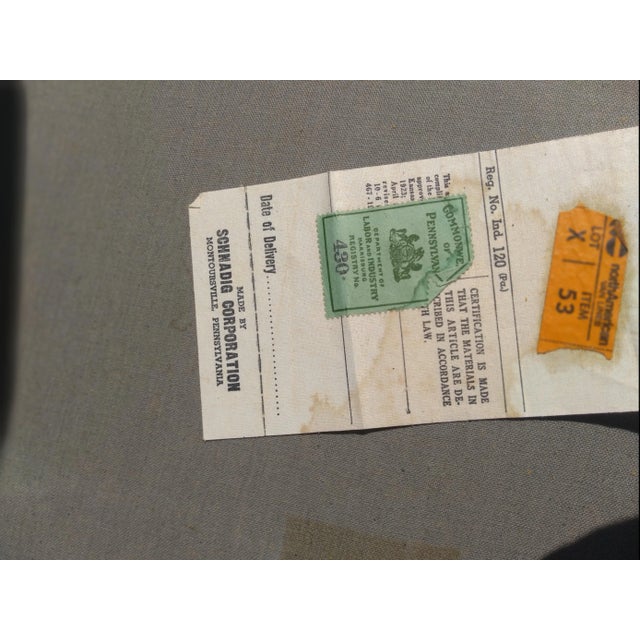 Schnadig Adrian Pearsall Style Lounge Chair and Ottoman For Sale In Houston - Image 6 of 6