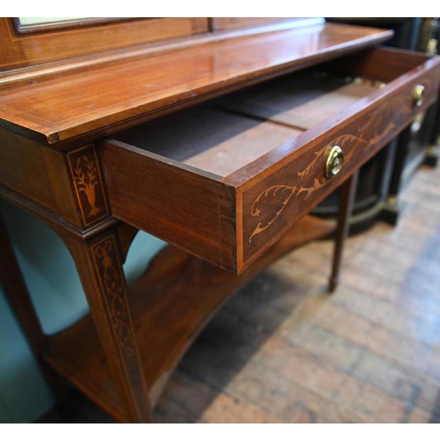 Wood Edwardian Display Cabinet in Mahogany, 1900 For Sale - Image 7 of 8