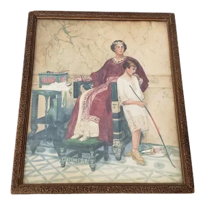 Emily Costain Original Watercolor on Paper C.1923
