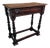 Antique Italian Carved Wood Wall Console Side Table, 1890s For Sale