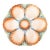 Antique French Sarreguemines Majolica Oyster Plate, Circa 1870 For Sale