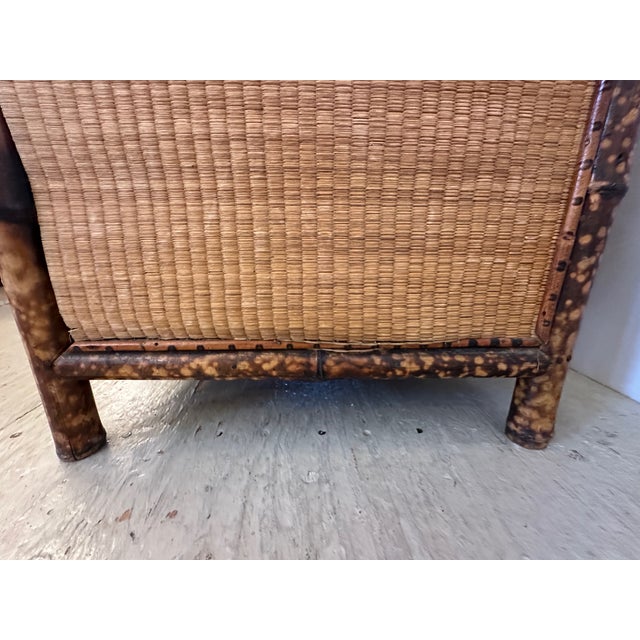 1970s Bamboo & Rattan Small Chest of Drawers For Sale - Image 11 of 14