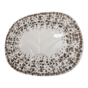 Antique Royal Worcester Brown Ivy Meat Platter