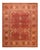 Red Eclectic, One-of-a-Kind Hand-Knotted Area Rug in Red, 8' 2" x 10' 2" For Sale - Image 8 of 8