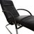 Black Fino Leather Armchair in Black with Manual Reclining Function by Franz Fertig For Sale - Image 8 of 18