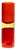 Hand-Crafted Red Murano Double Vase, 1970 For Sale