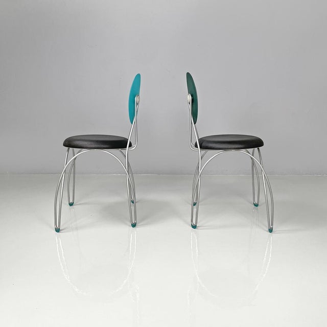 Set of Italian Jessica Chairs by Durbino & Lomazzi for Zerodesign, 1990s For Sale - Image 4 of 18