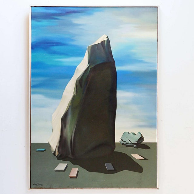 Alexis Keunen, Infinity of Time and Space, 1959, Oil on Canvas For Sale - Image 10 of 17