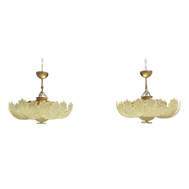 Murano Pendant Lights from Novaresi, 1980s, Set of 2 For Sale