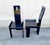 Black Modern Diago Chairs by Edoardo Landi for Nikol, 1970s, Set of 2 For Sale - Image 8 of 12