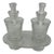 Vintage Lalique Bourgueil Oil & Vinegar Set- 5 Pieces For Sale