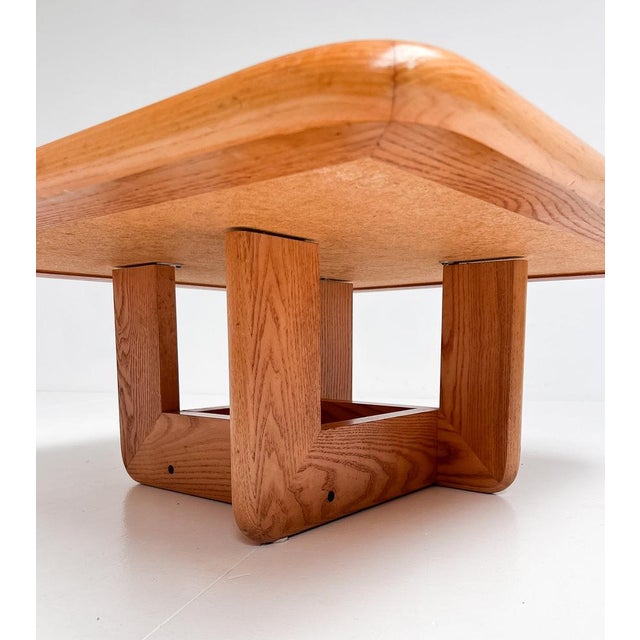 Beechwood and Mosaic Inlaid Coffee Table by Svend Middelboe for Tranekær Furniture, 1970s For Sale - Image 10 of 13