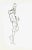 This is a set of 2 original fashion drawings by the famed French haute couturier, Michel Goma, purchased by us in Paris....