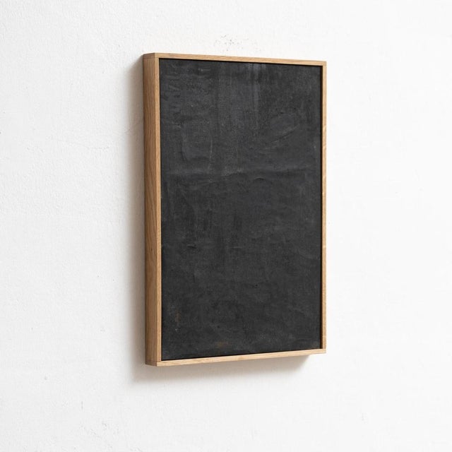 Contemporary Enrico Della Torre, Art Black Composition, Charcoal on Canvas, 2017 For Sale - Image 3 of 12