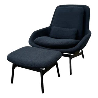 Blu Dot Field Chair & Ottoman For Sale