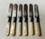 1900s Mother-of-Pearl & Silver Butter Knives | Landers Frary Clark Aetna Works - Set of 6 For Sale - Image 4 of 15