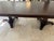Dining Table with two pedestals and two 20-inch leaves. Traditional table in rich mahogany finish (Cello). It’s made from...