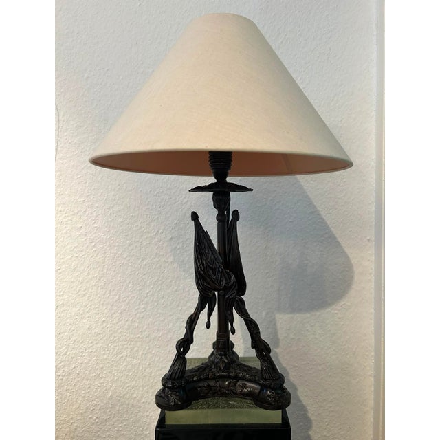 Historicist Table Lamp Base with Standards, 1890s For Sale - Image 6 of 6