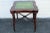 Flame Mahogany Leather Top Side End Table For Sale - Image 11 of 11
