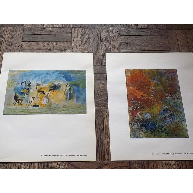 Abstract Vintage Abstract Expressionist Gertrude Schweitzer Lithographs - Set 0f 9 For Sale - Image 3 of 9