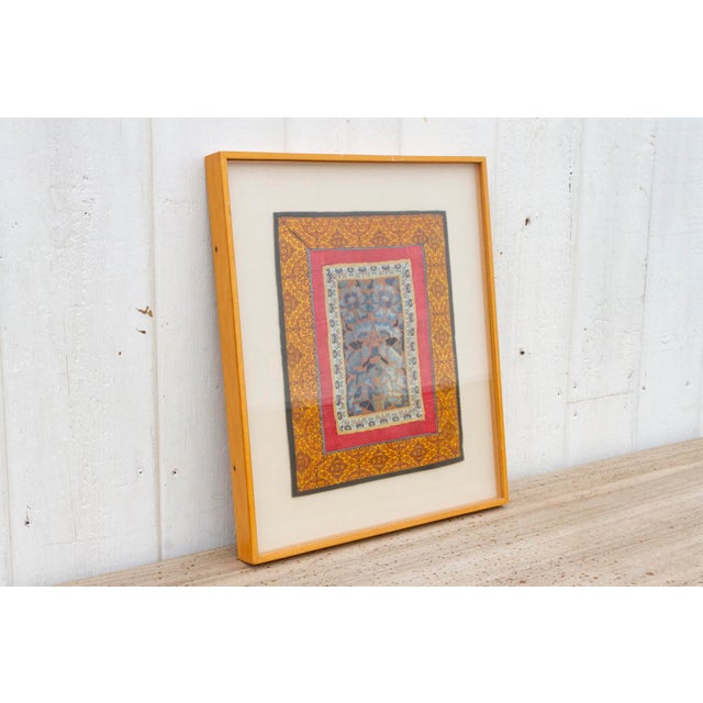 19th Century Framed Antique Chinese Rank Badge For Sale - Image 5 of 9