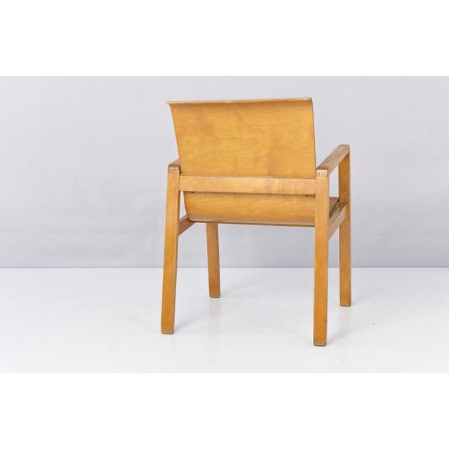 Alvar Aalto Vintage Finnish 51/403 Armchair by Alvar Aalto for Artek, 1932 For Sale - Image 4 of 12