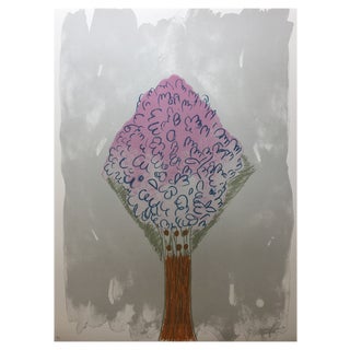 Maria Girona, Lilas, 1992, Lithograph For Sale