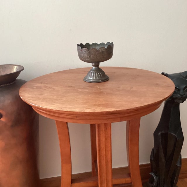 Antique Mid 19th Century Middle Eastern Silver on Cooper Footed Bowl For Sale - Image 12 of 12