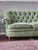 Vintage Chesterfield Style Sofas in Green Fabric, Set of 2 For Sale - Image 12 of 15