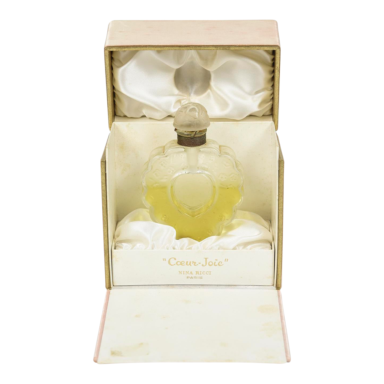 Vintage Lalique Coeur Joie Nina Ricci Perfume Bottle | Chairish