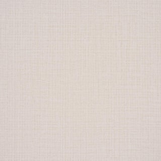 SAMPLE - Schumacher Campagne Linen Vinyl Wallpaper In Alabaster For Sale
