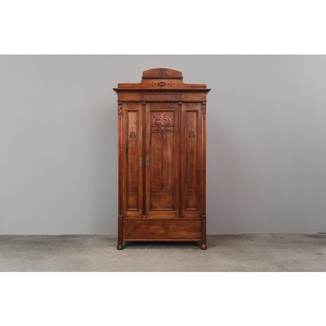 Art Nouveau Wardrobe, Early 20th Century For Sale - Image 3 of 18