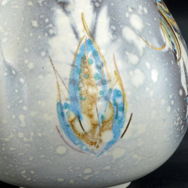 Dove Gray 1950’s Mid Century Modern Sascha Brastoff Pitcher Hand Painted With Decorated Camels For Sale - Image 8 of 11