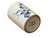 Chinese Distressed White Porcelain Blue Flower Bird Graphic Holder Vase For Sale - Image 4 of 9