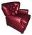 Luxurious Classic Wingback Chesterfield Leather Recliner by Pottery Barn For Sale